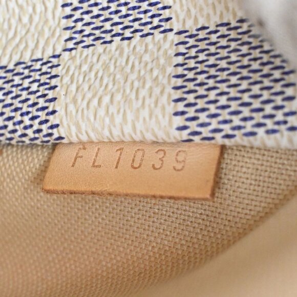 LOUIS VUITTON Totally PM Shoulder Bag Damier Azur Leather White N51261 75KA841 - Picture 16 of 16